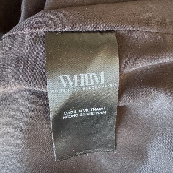 White House Black Market, Belted Safari Jacket in Black, Women’s Size Medium - Picture 9 of 11